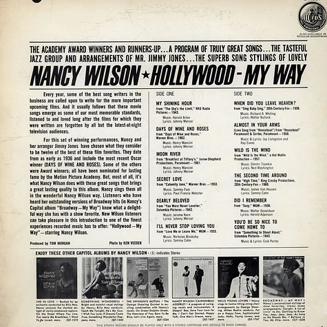 Nancy Wilson - Hollywood - My Way