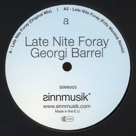 Georgi Barrel - Late Nite Foray
