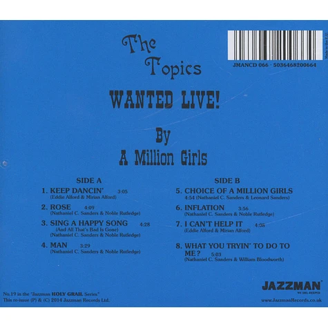 The Topics - Wanted Live! By a Million Girls