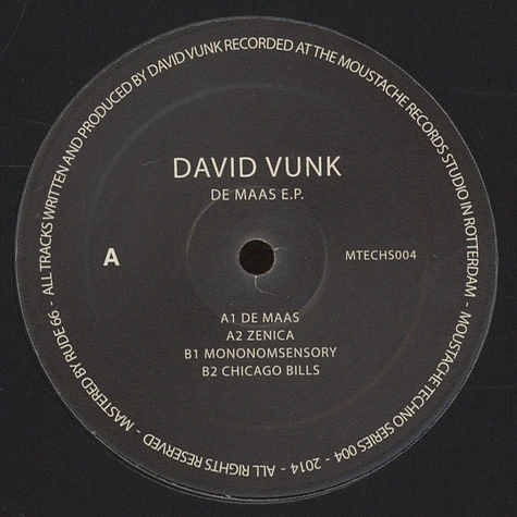 David Vunk - De Maas EP