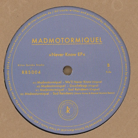 Madmotormiquel - Never Know EP