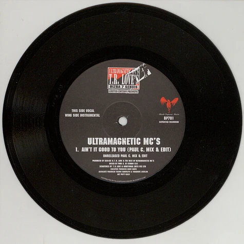 Ultramagnetic MC's - Ain't It Good To You Paul C Mix & Edit