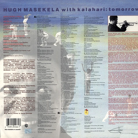Hugh Masekela With Bushmen Of The Kalahari - Tomorrow