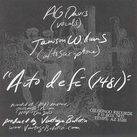 AG Davis & Jamison Williams - Auto De Fe