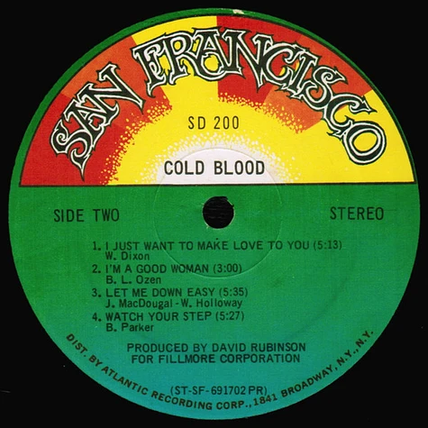 Cold Blood - Cold Blood