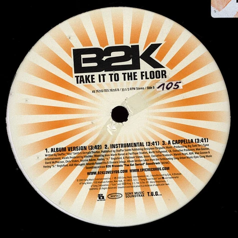 B2K - Badaboom / Take It To The Floor