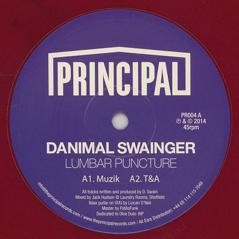 Danimal Swainger - Lumbar Puncture EP