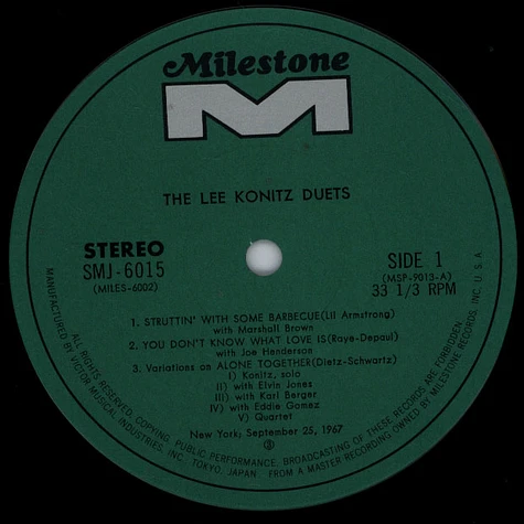 Lee Konitz - Duets