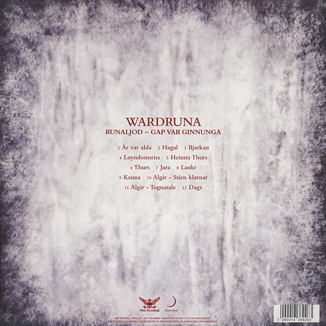 Wardruna - Runaljod - Gap Var Ginnunga Black Vinyl Edition