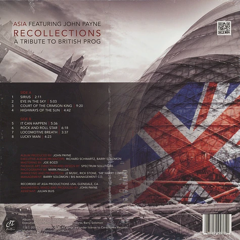 Asia Featuring John Payne - Recollections: A Tribute To British Prog