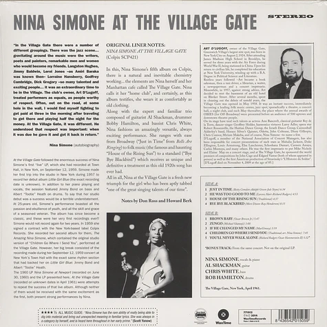 Nina Simone - At The Village Gate