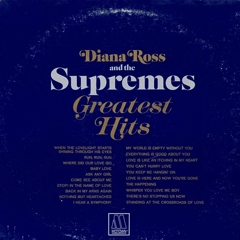 Diana Ross And The Supremes - Greatest Hits