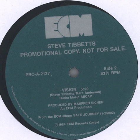 Steve Tibbetts - Test / Vision