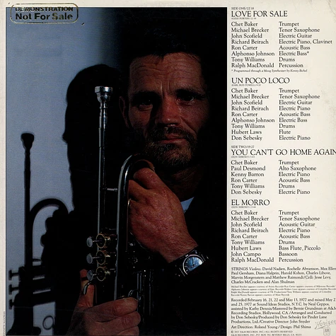 Chet Baker - You Can't Go Home Again