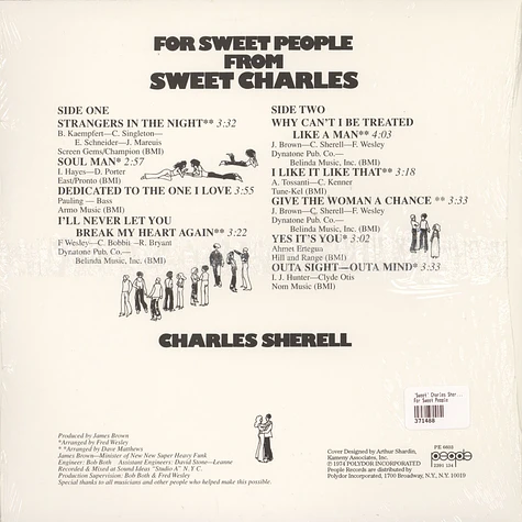 'Sweet' Charles Sherrell - For Sweet People