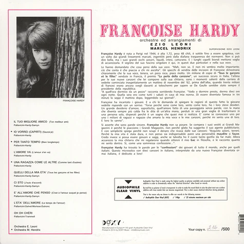Francoise Hardy - Canta In Italiano