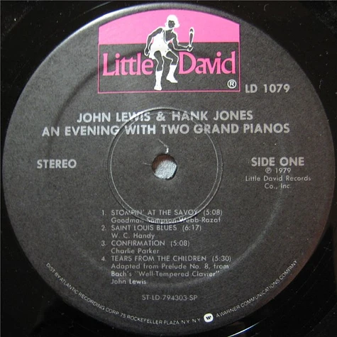 John Lewis & Hank Jones - An Evening With Two Grand Pianos