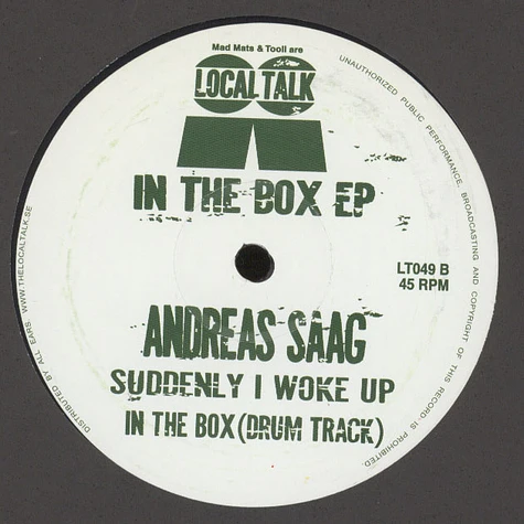 Andreas Saag - In The Box EP