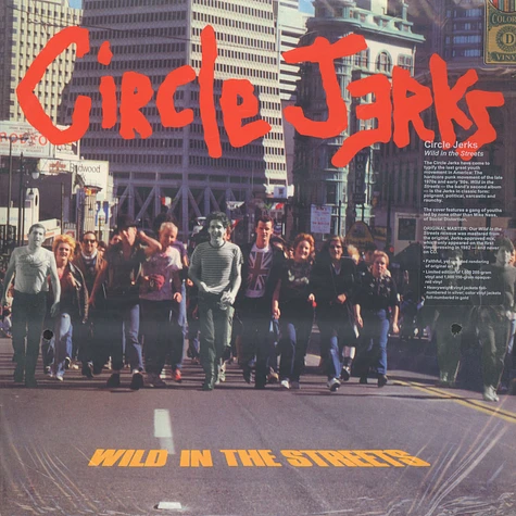 Circle Jerks - Wild In The Streets Red Vinyl Edition