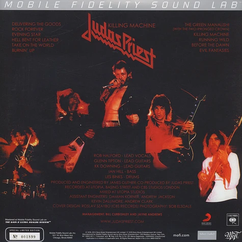 Judas Priest - Killing Machine Numbered Limited Edition