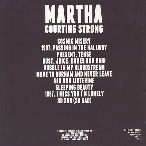Martha - Courting Strong