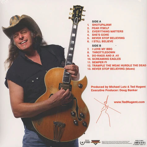 Ted Nugent - Shutup & Jam! Red Vinyl Edition