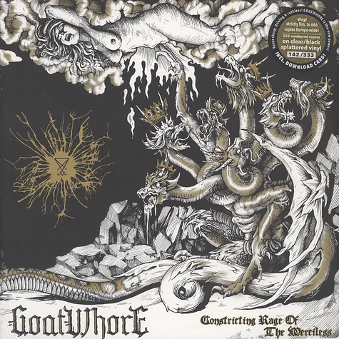 Goatwhore - Constricting Rage Of The Merci / Clear Black Splattered Vinyl Edition