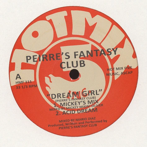 Dj Pierre's Fantasy Club - Dream Girl