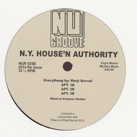 N.Y. House 'N Authority - APT