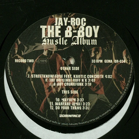 Jay-Roc - The B-Boy Hustle Album