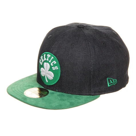 New Era - Boston Celtics Denim Suede 59Fifty Cap