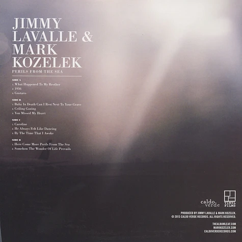 Mark Kozelek & Jimmy La Valle - Perils From The Sea Black Vinyl Version