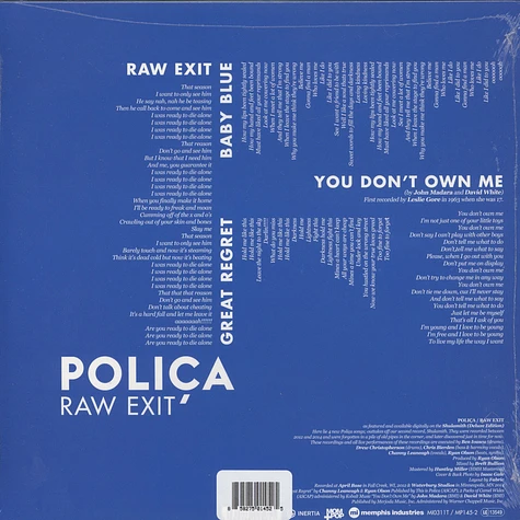 Polica - Raw Exit