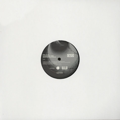 Alessandro Crimi - Quantum Realm Remixes 12"