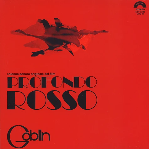 Goblin - OST Profondo Rosso Black Vinyl Edition