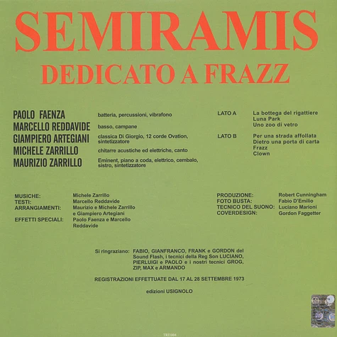 Semiramis - Dedicato A Frazz