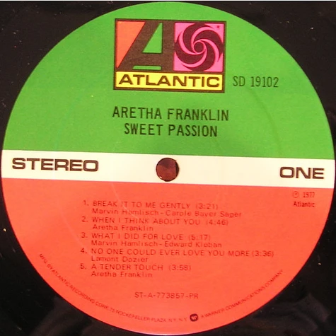 Aretha Franklin - Sweet Passion