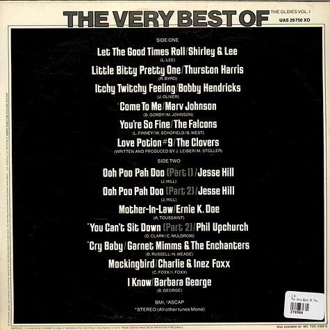 V.A. - The Very Best Of The Oldies Vol. 1