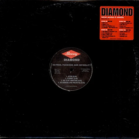 Diamond D - Hatred, Passions And Infidelity (Instrumental Vinyl)