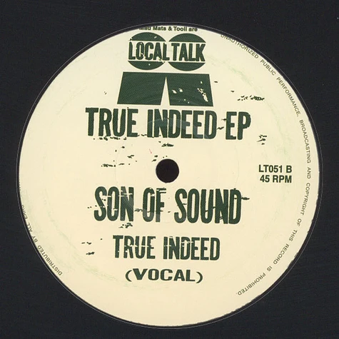 Son Of Sound - True Indeed