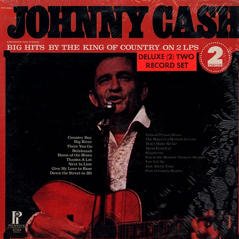 Johnny Cash - Big Hits By The King Of Country On 2 LPs