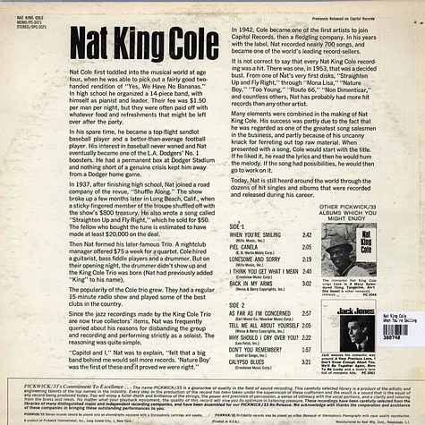 Nat King Cole - When You're Smiling