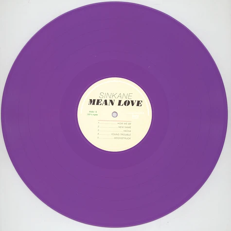 Sinkane - Mean Love Purple Vinyl Edition