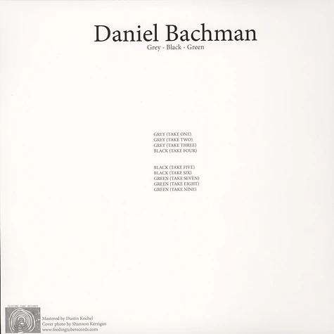 Daniel Bachman - Grey-Black-Green