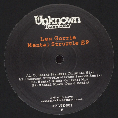Lex Gorrie - Mental Struggle EP