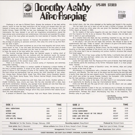 Dorothy Ashby - Afro-Harping