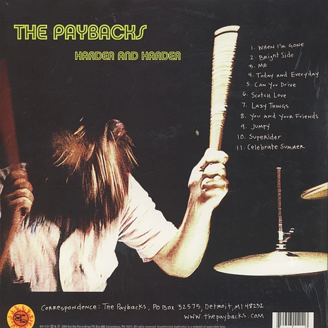 The Paybacks - Harder And Harder