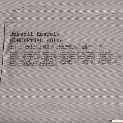 Russell Haswell - Conceptual nO!se