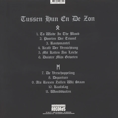Tarnkappe - Tussen Hun En De Zon (Splattered Vinyl)