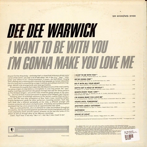 Dee Dee Warwick - I Want To Be With You / I'm Gonna Make You Love Me